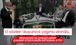 O sözleri duyunca çılgına döndü, kravatını ve çoraplarını çıkarıp stüdyonun ortasına attı!