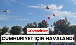 Güvercinler cumhuriyet için havalandı