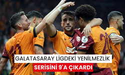 Galatasaray ligdeki yenilmezlik serisini 9'a çıkardı