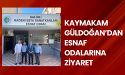 Salihli Kaymakamı Güldoğan, 4 esnaf odasını ziyaret etti