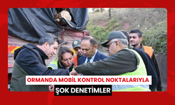 Ormanda mobil kontrol noktalarıyla şok denetimler