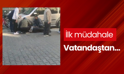 Salihli'de yolda rahatsızlanan vatandaşa ilk müdahale yine vatandaştan