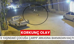 6 yaşındaki çocuğa çarpan motosiklet sürücüsünün arkasına bakmadan kaçtı