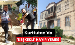 Salihli’nin Kurttutan Mahallesi’nde keşkekli hayır yemeği