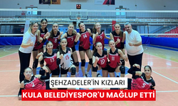 Şehzadeler'in kızları Kula Belediyespor'u mağlup etti