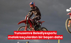 Yunusemre Belediyesporlu motokrosçulardan bir başarı daha