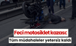 Feci Motosiklet kazası: 1 ölü