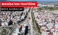 Manisa'nın trafiğine nefes aldıracak yolda çalışmalar sürüyor