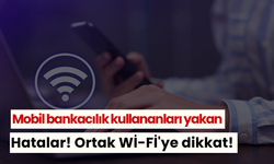 Mobil bankacılık kullananları yakan hatalar! Ortak Wİ-Fİ'ye dikkat!