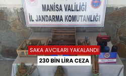 Manisa'da saka avlayan 4 şahıs suçüstü yakalandı: 229 bin TL ceza