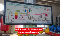 Salihli’de 8 bin 600 abone sıcak suya kavuştu