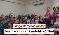 Sarıgöl'de meme kanseri konusunda farkındalık eğitimi