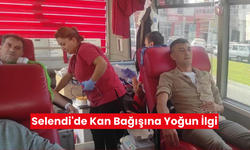 Selendi'de kan bağışına yoğun ilgi | Vatandaşlar seferber oldu!