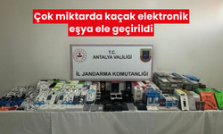 Çok miktarda kaçak elektronik eşya ele geçirildi