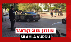 Tartıştığı eniştesini silahla vurdu