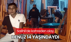 Salihli’de 14 yaşındaki çocuk başından vuruldu