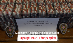 Makarna kolisinden 5 bin 559 adet uyuşturucu hap çıktı