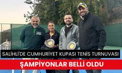 Salihli'de Cumhuriyet Kupası Tenis Turnuvası