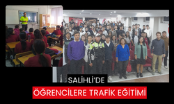 Salihli’de polis, öğrencilere trafik eğitimi verdi