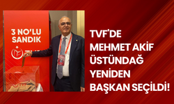 TVF'de Mehmet Akif Üstündağ yeniden başkan