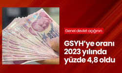 Genel devlet açığının GSYH’ye oranı 2023 yılında yüzde 4,8 oldu