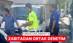 Turgutlu'da emniyet ve zabıtadan ortak denetim