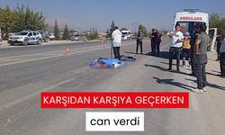 Karşıdan karşıya geçerken can verdi