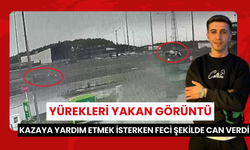 Kazaya yardım etmek isterken feci şekilde can verdi