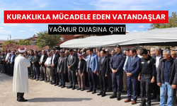 Kuraklıkla mücadele; Vatandaşlar yağmur duası için bir araya geldi!