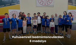 Yunusemreli badmintonculardan 8 madalya