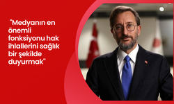 Cumhurbaşkanlığı İletişim Başkanı Altun: "Sıhhatli bir medya ve adalet ilişkisinin tesisinde kamu otoritelerine de büyük sorumluluk düşüyor"