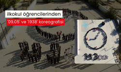 İlkokul öğrencilerinden '09.05' ve '1938' koreografisi