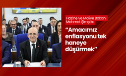 Hazine ve Maliye Bakanı Mehmet Şimşek: “Amacımız enflasyonu tek haneye düşürmek”