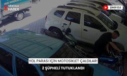 Yol parası bulamayan 2 şüpheli, motosiklet çalıp tutuklandı