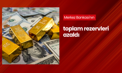 Merkez Bankası'nın toplam rezervleri azaldı