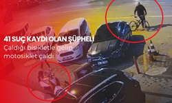 41 suç kaydıyla aranan hırsız, bisikletle geldiği yerde motosiklet çaldı | Polis, o şüpheliyi hırsızlık yaptığı köpeğiyle yakaladı