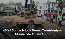 Manisa'da büyük temizlik... Tabak deresi 45 yıl sonra ilk kez temizleniyor