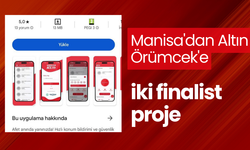 Manisa'dan Altın Örümcek'e iki finalist proje