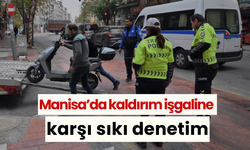 Manisa’da kaldırım işgaline karşı sıkı denetim