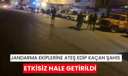 Jandarma ekiplerine ateş edip kaçan şahıs etkisiz hale getirildi