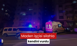 Maden işçisi silahla kendini vurdu