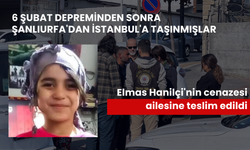 6 Şubat depreminden sonra Şanlıurfa'dan İstanbul'a taşınmışlar... Adli Tıp Kurumuna kaldırılan 6 yaşındaki Elmas Hanilçi'nin cenazesi ailesine teslim edildi