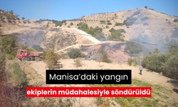 Manisa'da çıkan yangın büyümeden söndürüldü