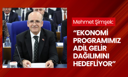 Mehmet Şimşek: “Ekonomi programımız adil gelir dağılımını hedefliyor”