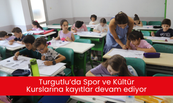 Turgutlu’da Spor ve Kültür Kurslarına kayıtlar devam ediyor