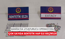 Manisa’da uyuşturucu operasyonu: Çok sayıda sentetik hap ele geçirildi