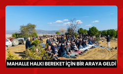 Manisa’da yağmur için eller semaya açıldı, birlikte yemek yenildi