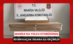 Manisa’da kaçak sigara operasyonu: 80 bin doldurulmuş makaron sigara ele geçirildi