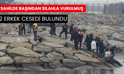 Sahilde başından silahla vurulmuş 2 erkek cesedi bulundu