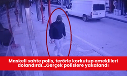 Maskeli sahte polis, terörle korkutup emeklileri dolandırdı...Gerçek polislere yakalandı